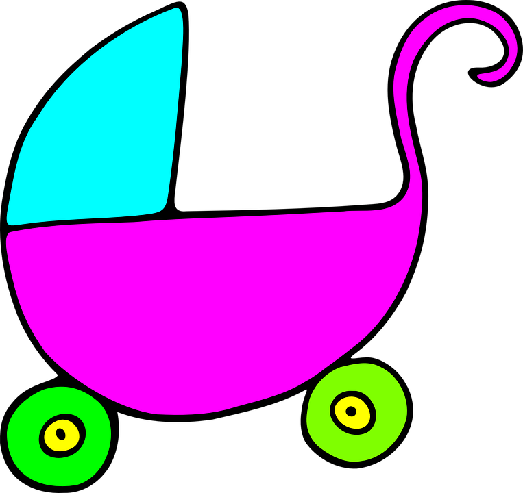 Clip Art Pram (763x720)