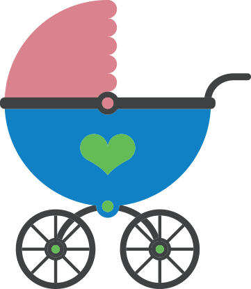 Cartoon Image Of Stroller - Many Chromosomes Do Goldfish Have (361x415)