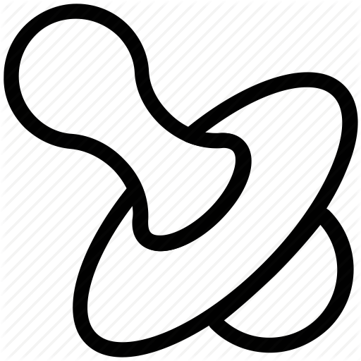 Pacifier Drawing - Biberon Vector Png (512x512)