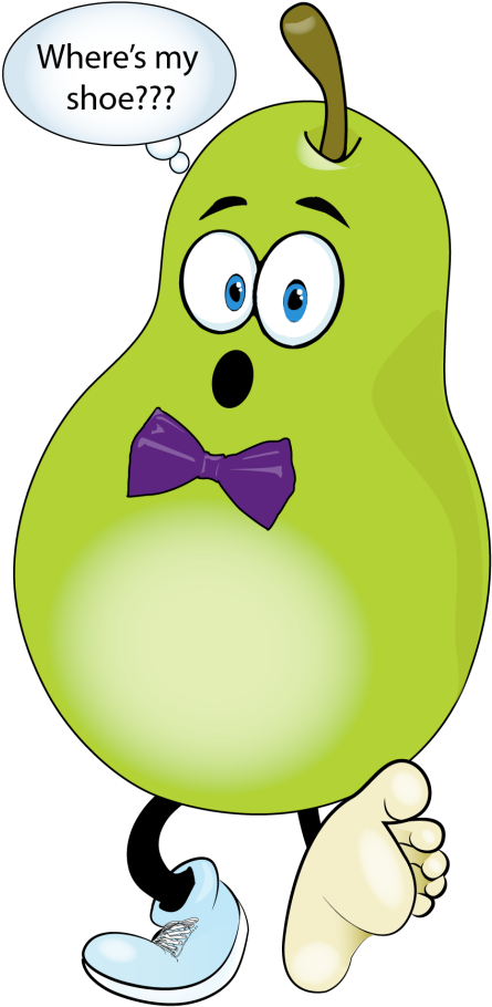 Wear A Pear Shoe Snaps Organize Kids Shoes Closet - Pear Pictures For Kids (1024x1024)