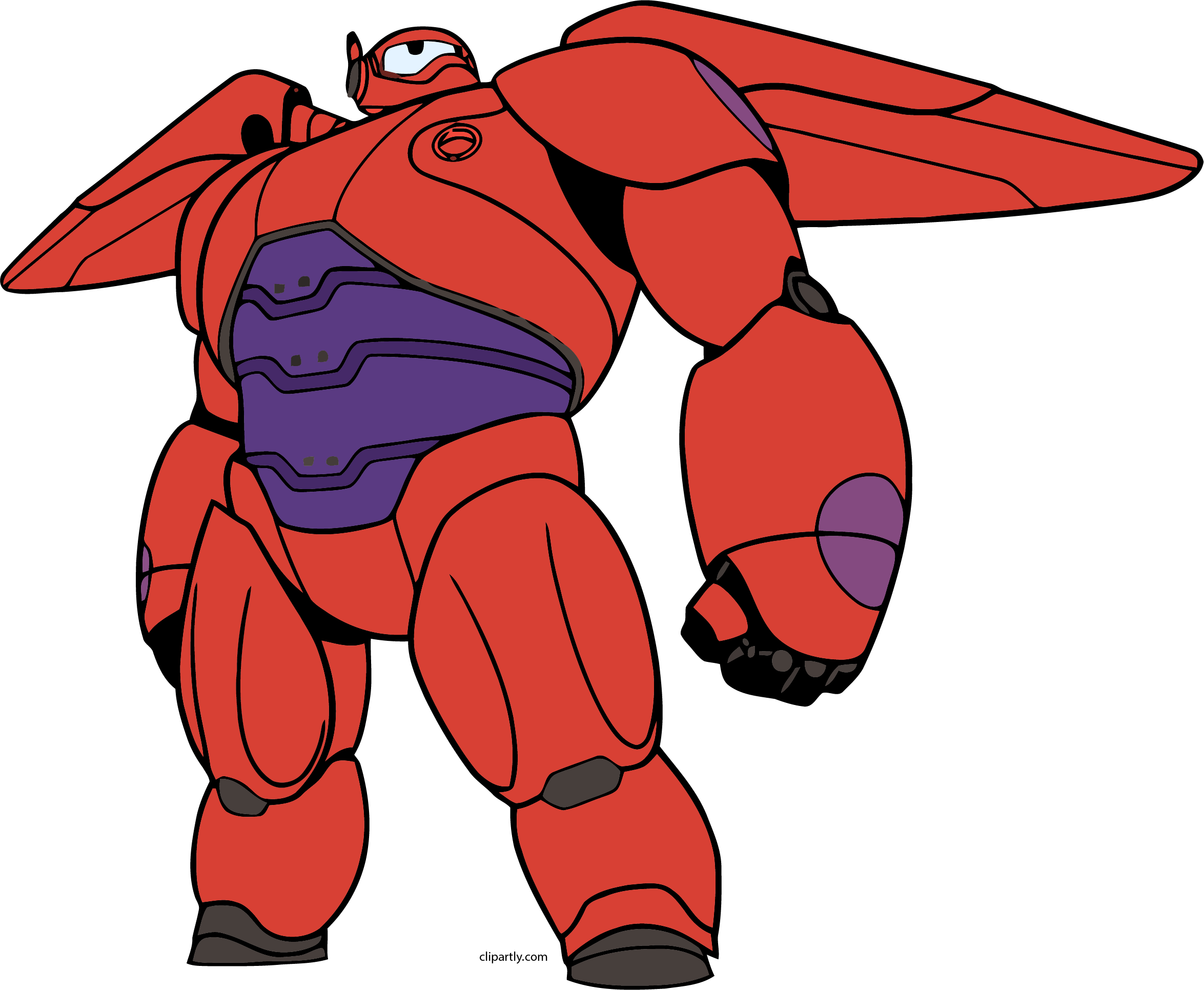 Baymax Mech Fly Png Clipart - Big Hero Six Clip Art (2349x1931)