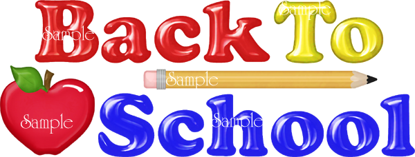 Back To School Wordart Glitter - Word Back To School (600x228)