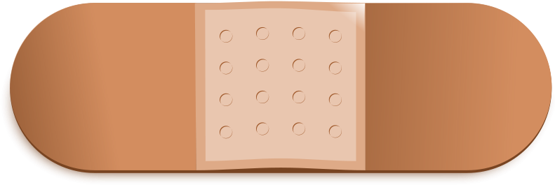 Bandaid Bandage Clipart Kid - Free First Aid Clipart (800x273)