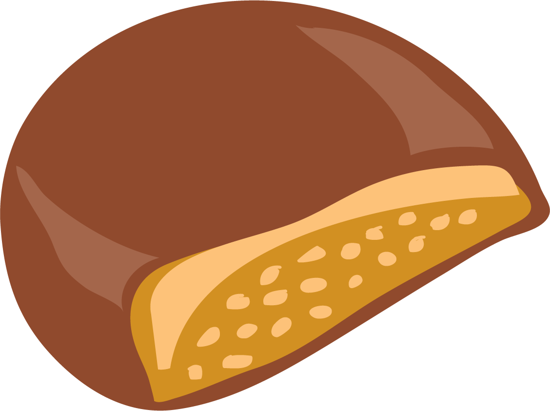 Color - Tagalong Cookie Clipart (1128x843)