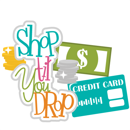 Shop Til You Drop Svg Scrapbook Title Money Svg Files - Shop Til You Drop Svg Scrapbook Title Money Svg Files (432x432)