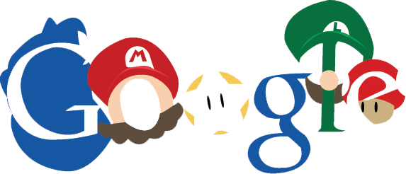 Doodle For Google Mario (573x246)