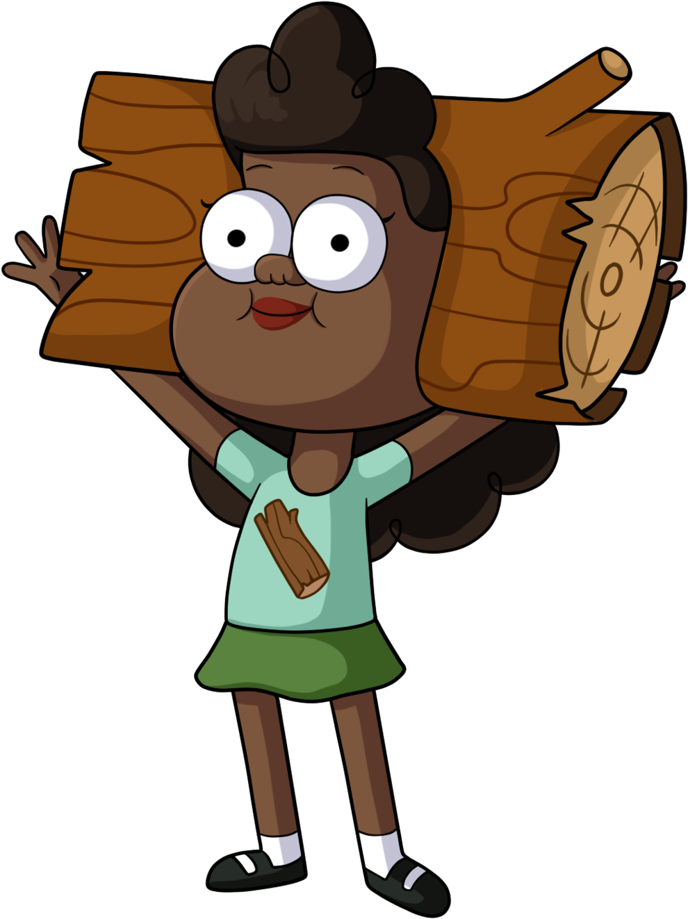 Log Head Girl By Thecheeseburger - Gravity Falls Roadside Attraction Girls (1024x1434)