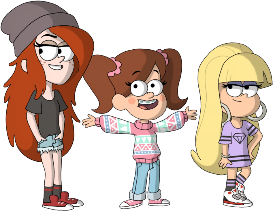 Gravity Falls Girls By Thefreshknight - Emma Sue Gravity Falls (1009x792)