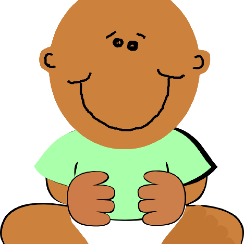 Black Baby Clipart Black Ba Clip Art At Clker Vector - Clip Art (1024x1024)
