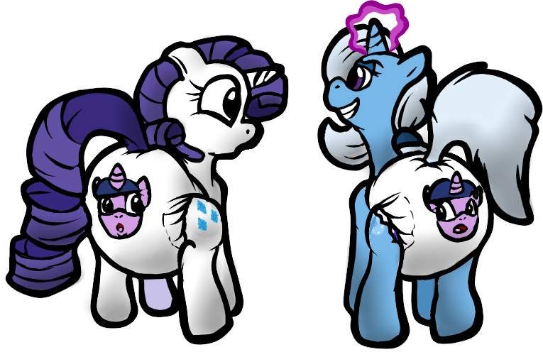 Trixie's Diaper Transformation Spell - Mlp Diaper Tf (765x496)