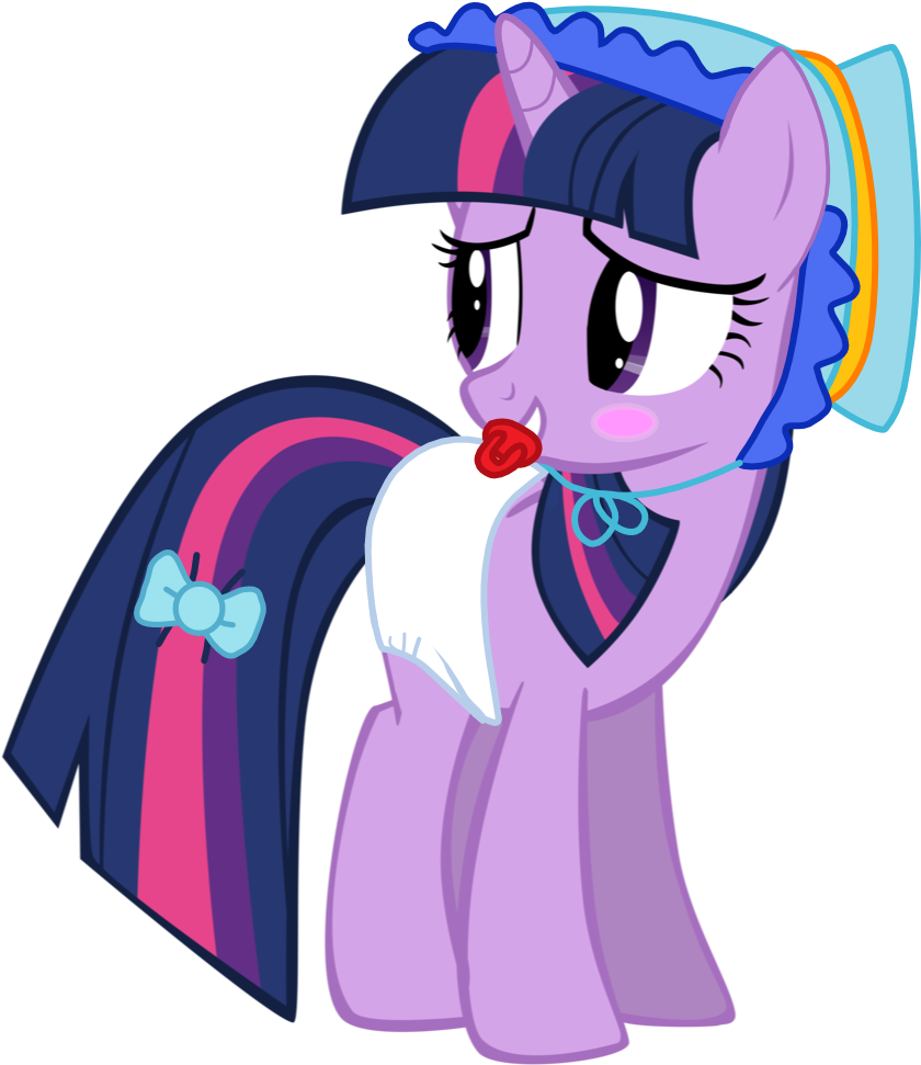 Twilight Sparkle Diaper Costume Blushed By Mighty355 - Twilight Sparkle (857x1013)