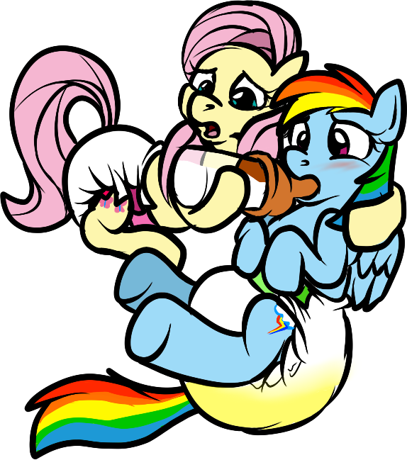 Rainbow Dash Is A Big Babby - Rainbow Dash Big Baby (574x649)