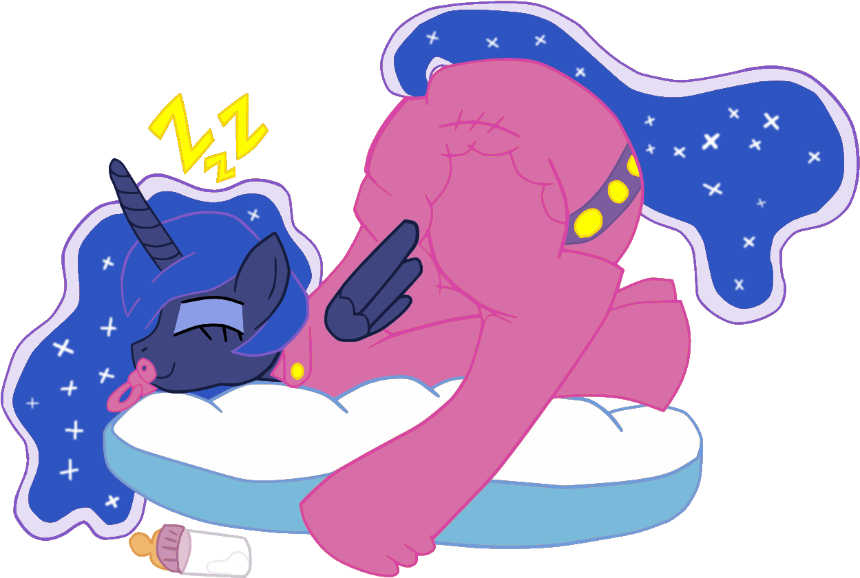 Naptime For Luna By Thunderdasher07 - Luna In Diapers (1280x864)
