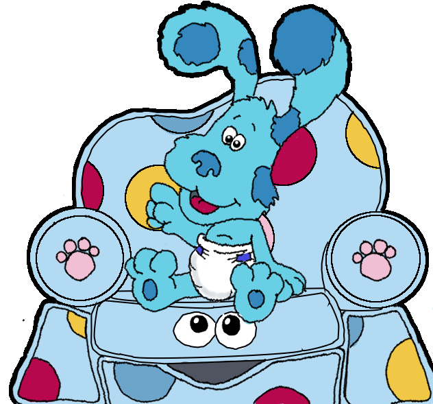 Blue's Clue By Toddlergirl - Diaper Blues Clues Deviantart (800x600)