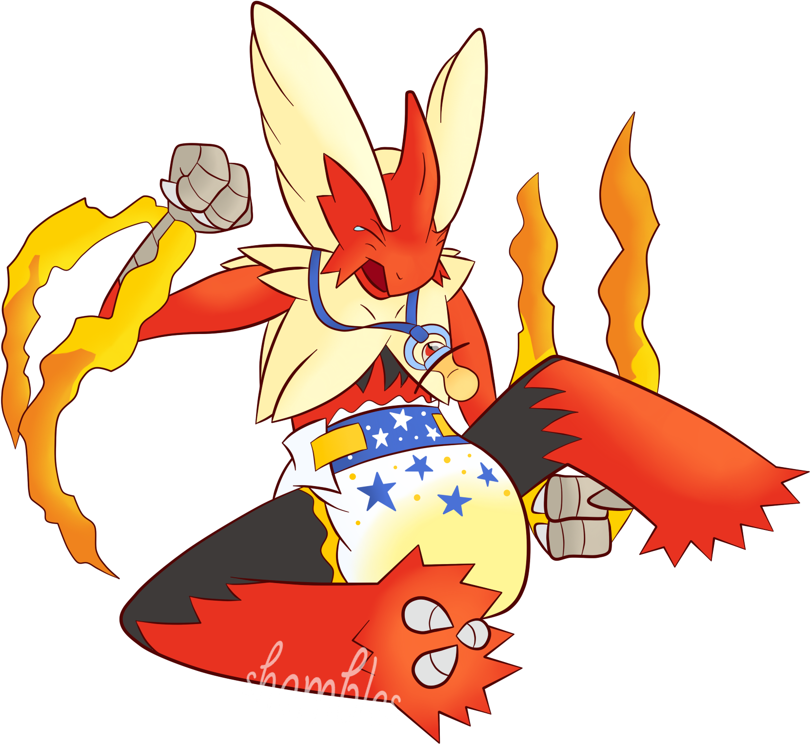 Statistics - Blaziken Diaper (1708x1561)