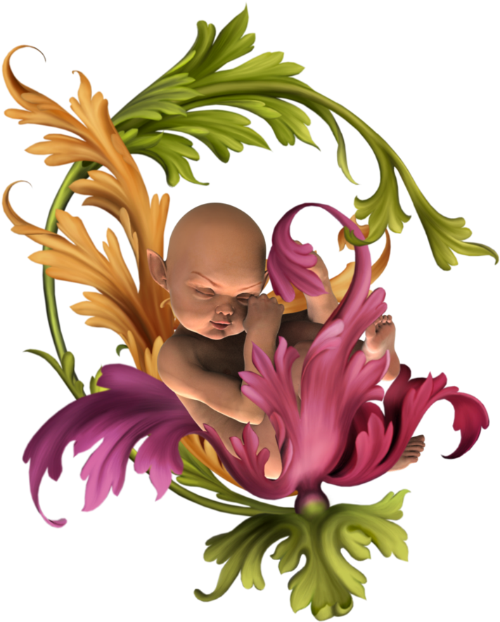 The Birth Of A Fairy By Collect And Creat - Best Seller Merrow Mermaid Ornament (round) (900x995)