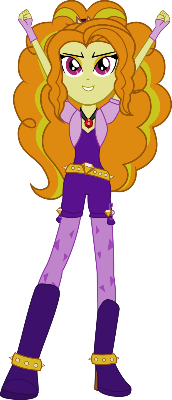 Adagio Dazzle Leader Of The Dazzlings From My Little - Mlp Eg Rainbow Rocks Adagio Dazzle (586x1363)