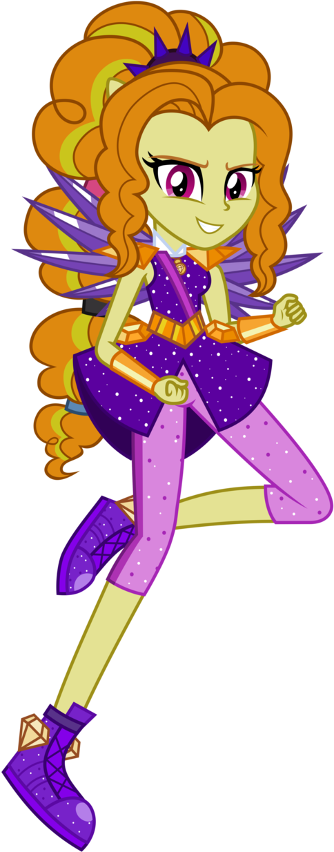 Au Adagio Dazzle By Pink1ejack - Mlp Eg Adagio Dazzle (635x1257)