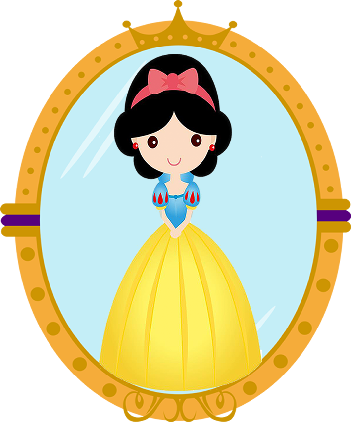 Um Blog Com Dicas E Ideias Sobre Festas, Decoração - Espelho Branca De Neve Png (726x900)