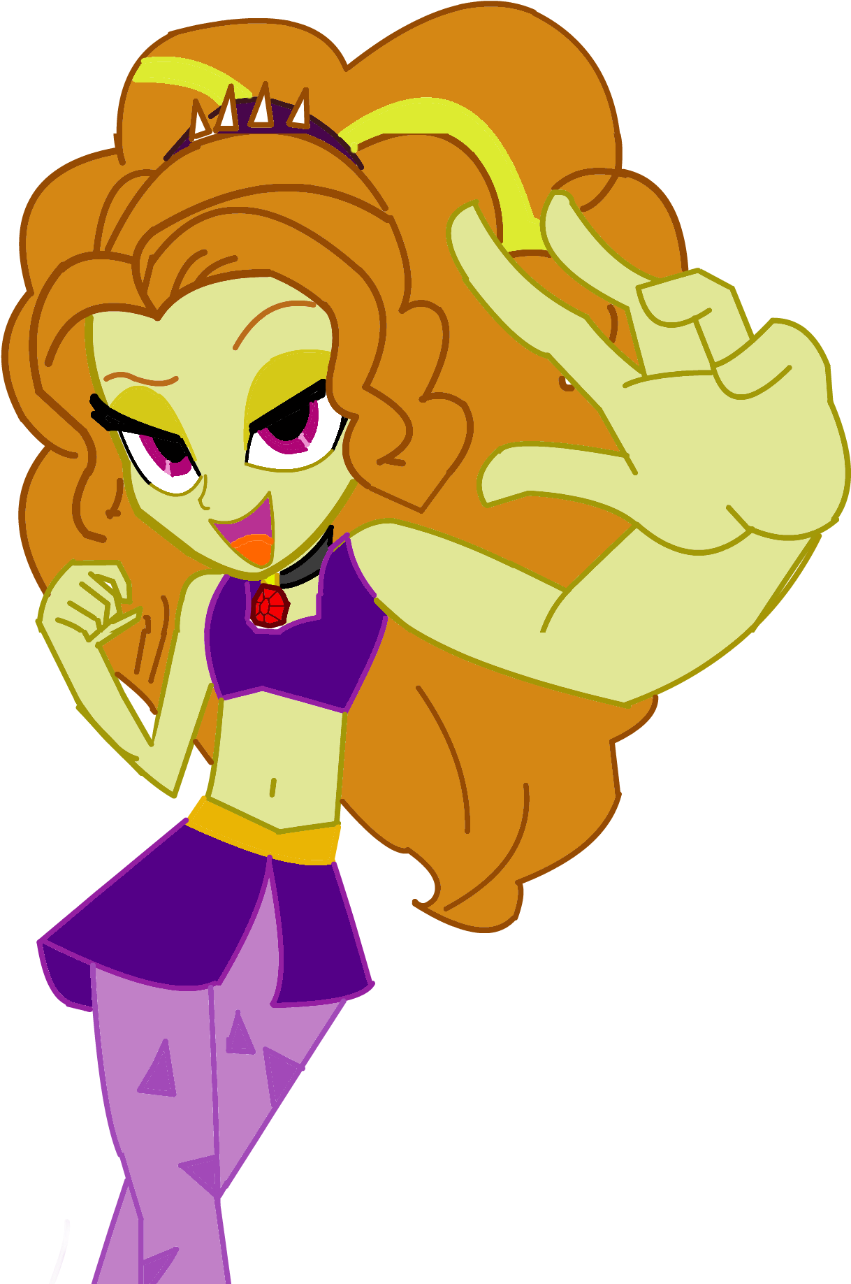 Adagio Dazzle Come And Get It By Pathious - Mlp Equestria Girl Adagio Dazzle (2000x2000)