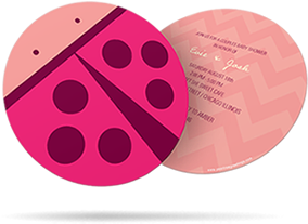 Baby Shower Invitations - Circle (541x238)