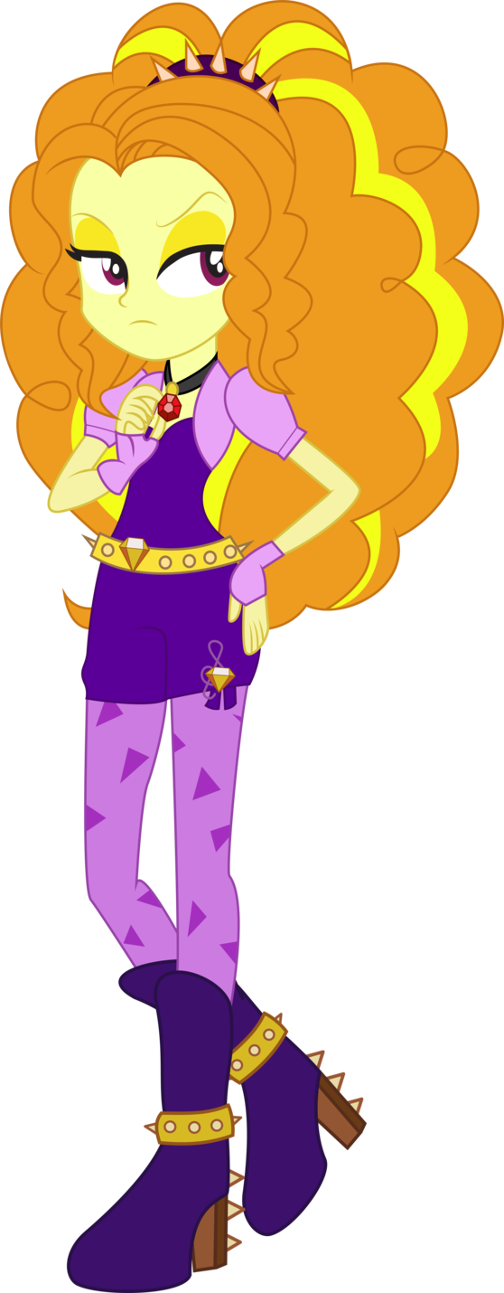 Adagio Dazzle Not Impress By Illumnious - Pony (558x1430)