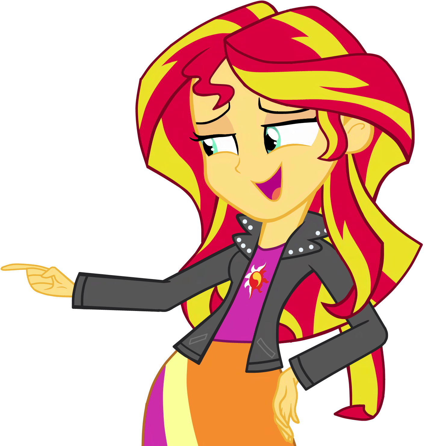 Sunset Shimmer Vector - Pinkie Pie Tom Cat (1712x1591)