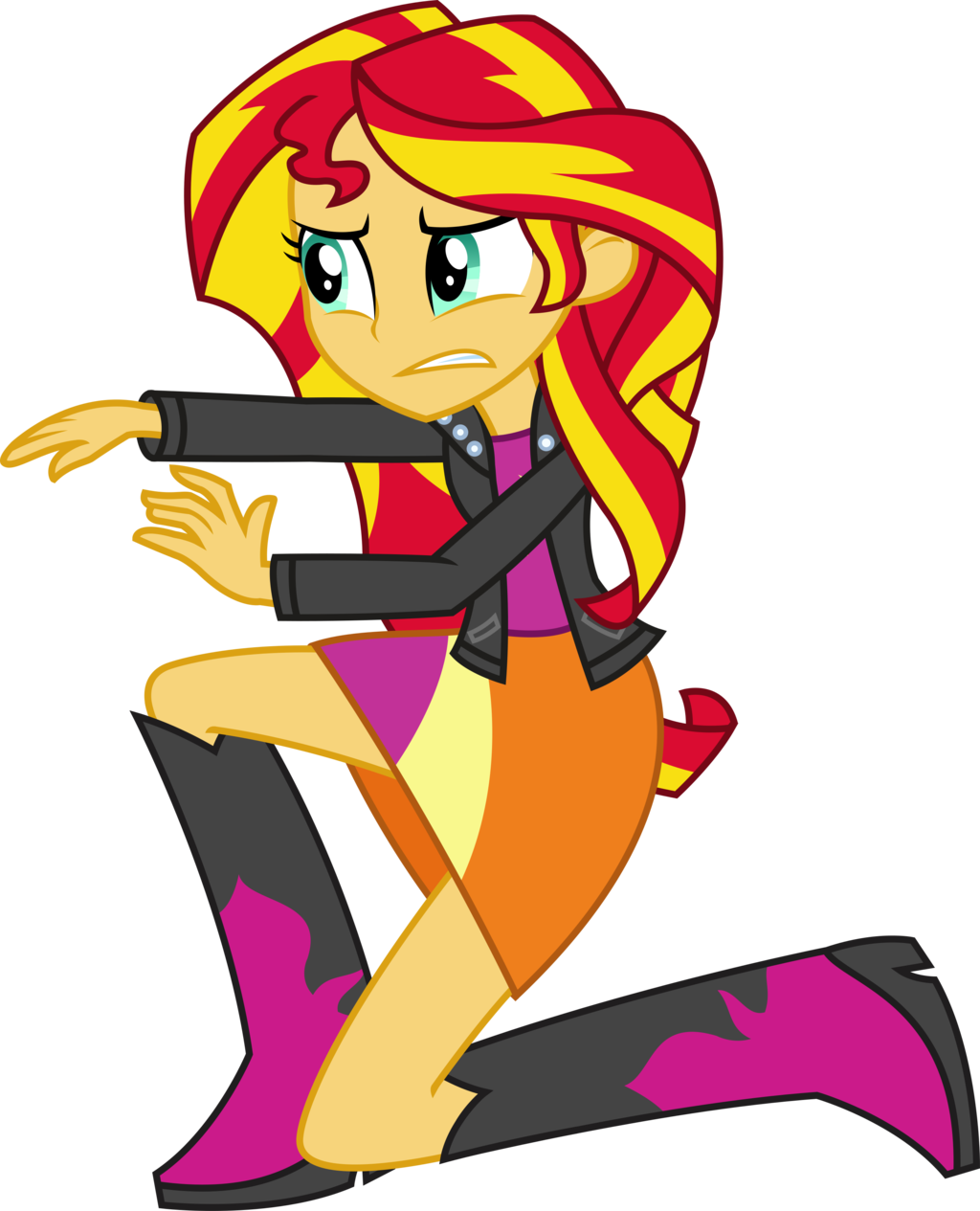 Equestria Girls Sunset Shimmer Vector Wwwpixsharkcom - Cartoon (1024x1265)