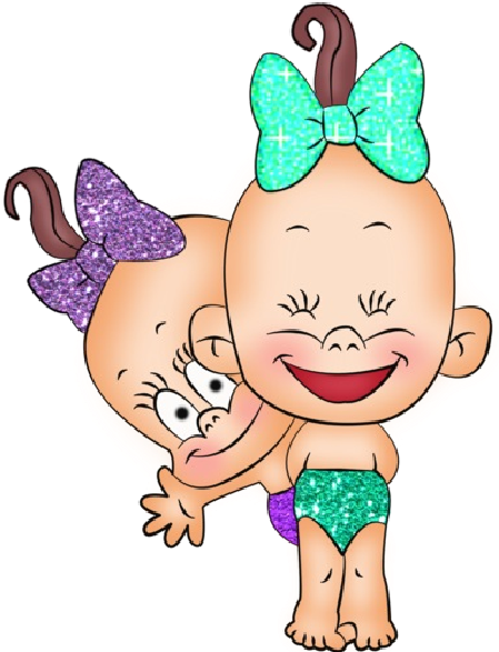 Funny Baby Girl And Boy - Infant (600x600)