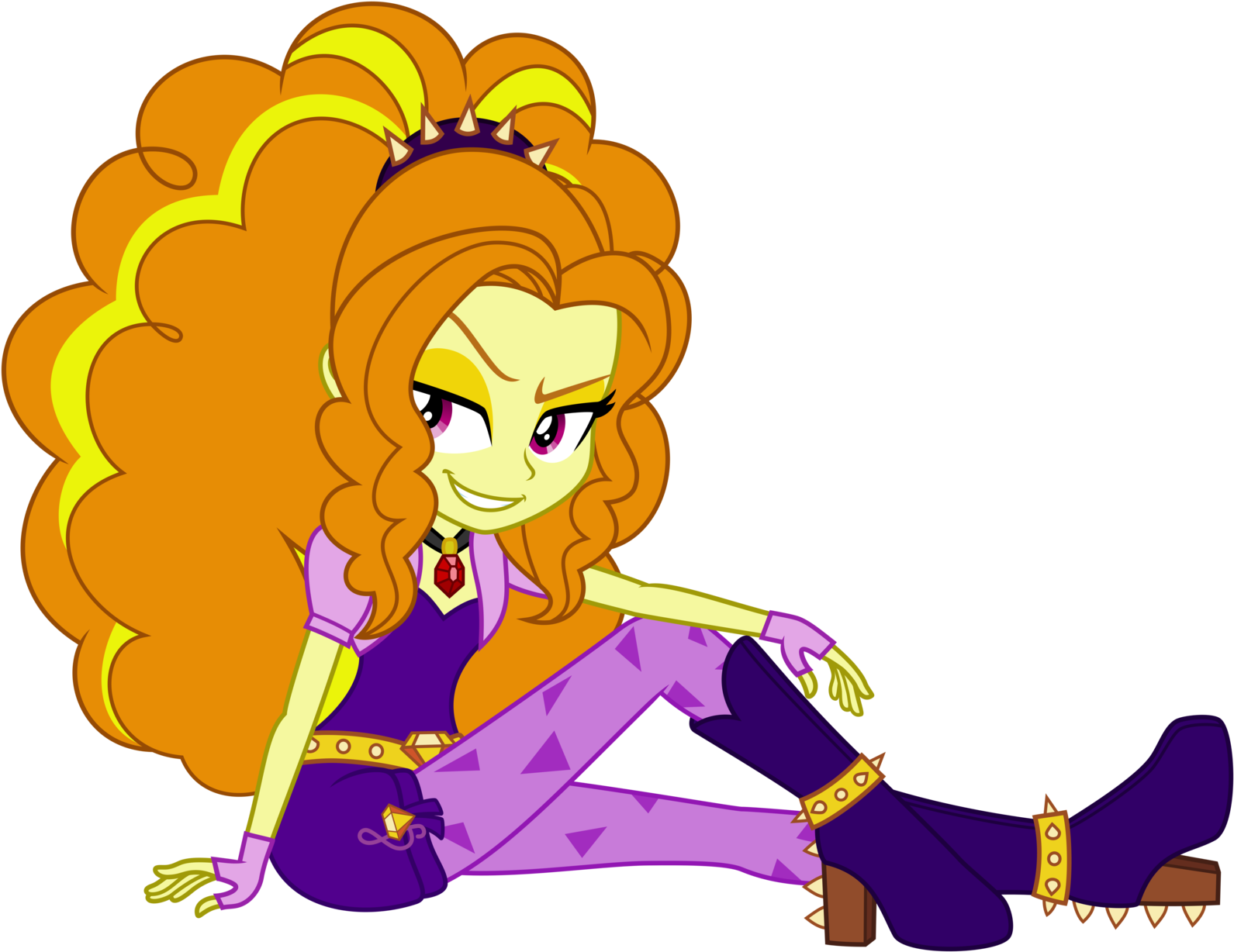 Absurd Res, Adagio Dazzle, Amulet, Artist - Mlp Eg Adagio Dazzle Vector (1600x1237)