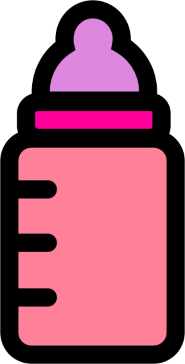 Baby Bottle Clip Art - Baby Bottle Clip Art (600x1179)