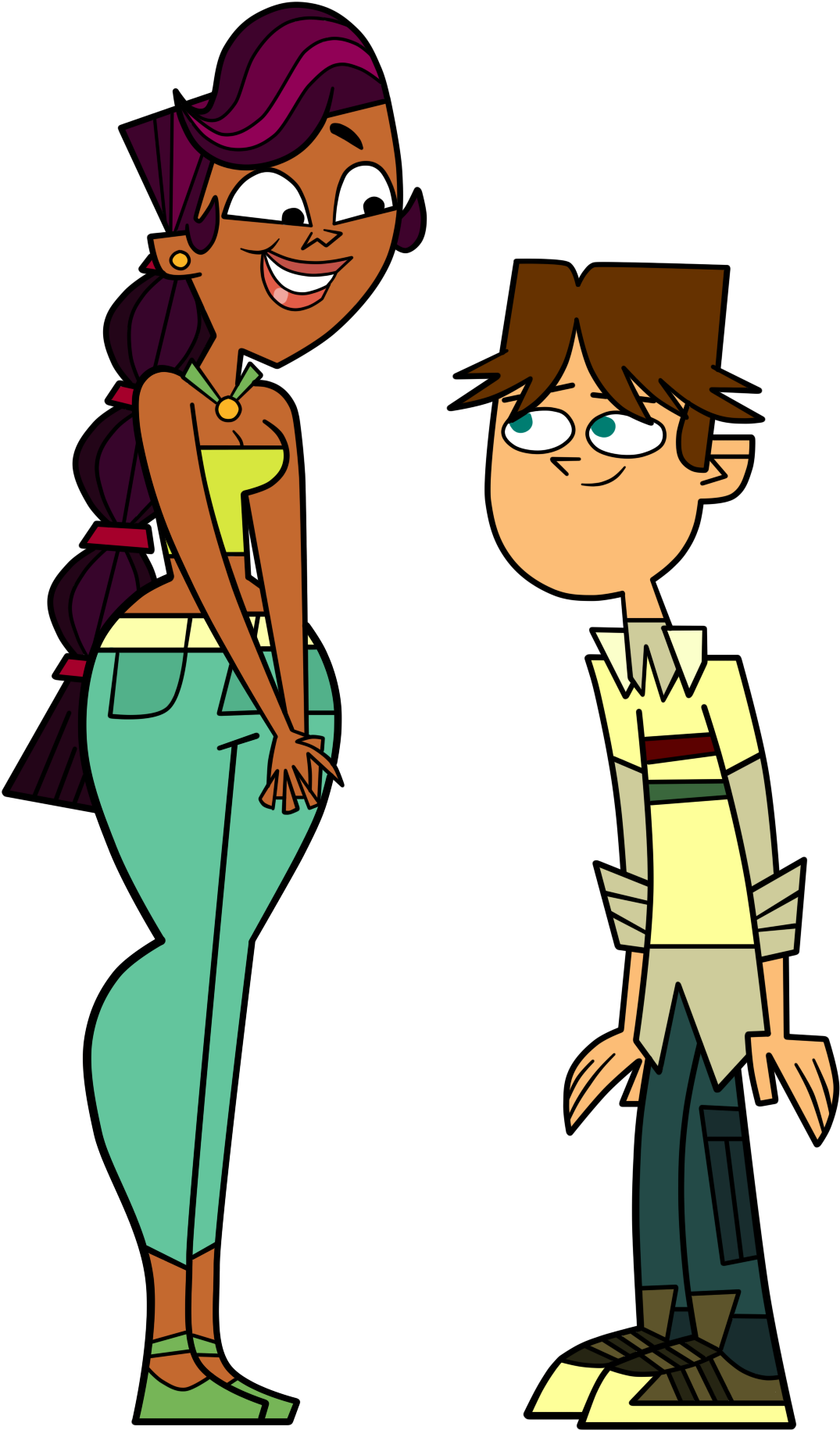 Total Drama - Total Drama Sierra And Cody (1300x2050)