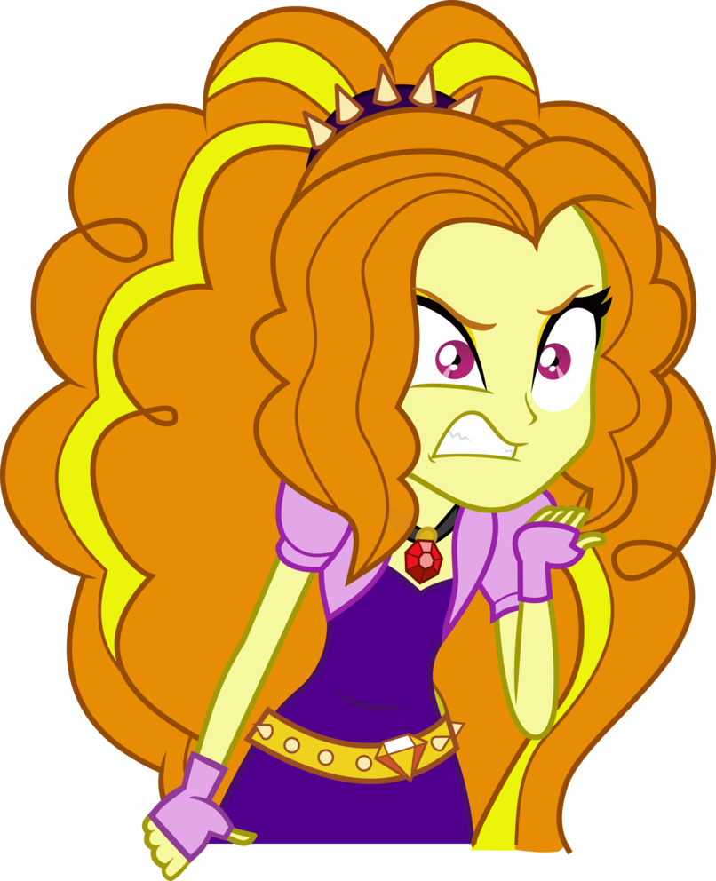 Shut Up By Mit-boy - Equestria Girls Adagio Angry (832x1024)