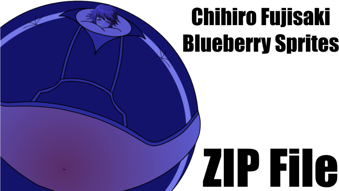 Chihiro Fujisaki Blueberry Sprites By Shikieiki-blueberry - Blueberry (1192x670)