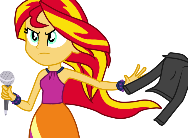 My Little Pony Equestria Girls Rainbow Rocks Sunset - Mlp Rainbow Rocks Sunset Shimmer (640x470)