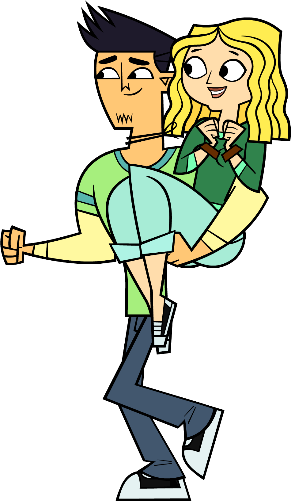Carrie And Devin, Are The Best Friends Competing In - Total Drama Presents: The Ridonculous Race (2292x1667)