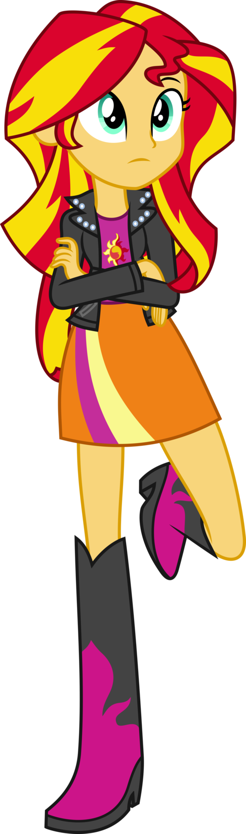 My Little Pony Equestria Girls Sunset Shimmer Evil - My Little Pony Equestria Girls Sunset Shimmer (486x1645)