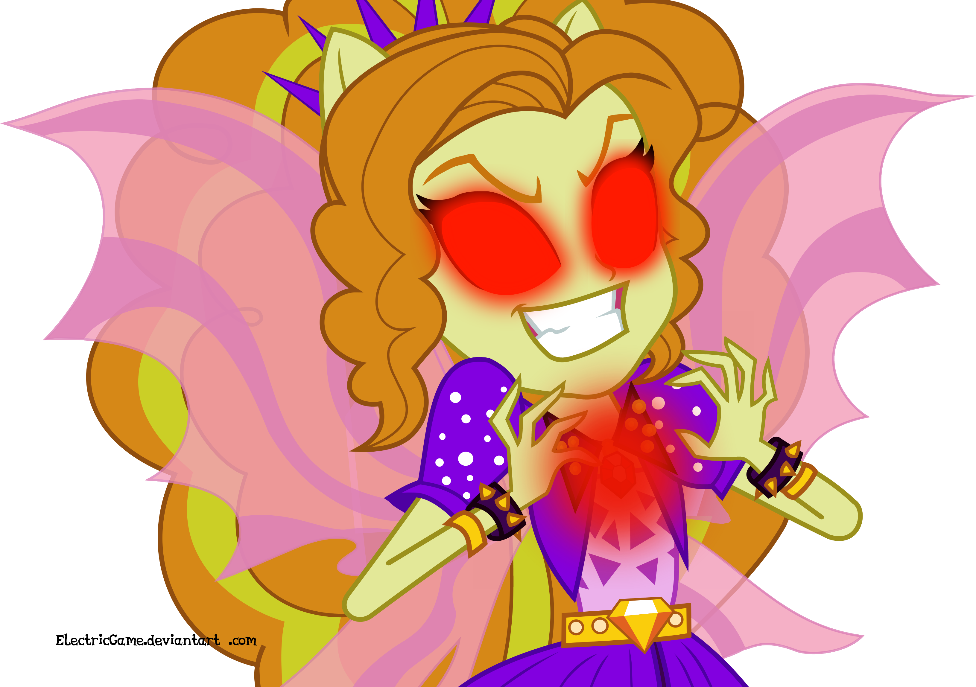 Mlp Eg Rainbow Rocks Adagio Dazzle Vector 1 By Electricgame - Mlp Eg Rainbow Rocks Adagio Dazzle (3400x2296)