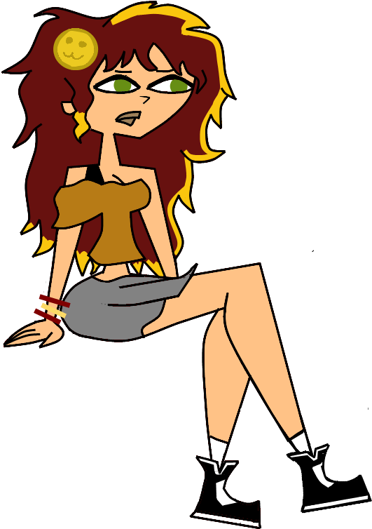 Gabriela Total Drama Sit - Cartoon (800x952)