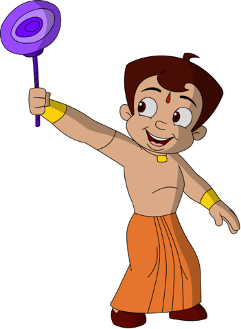 Bheem Is Back Yet Again To The - Chota Bheem (351x480)