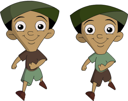 Dholu And Bholu Others Little Characters In Chota Bheem - Chota Bheem Dholu Bholu (423x335)