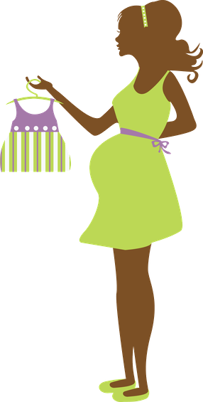Grávida E Bebê - Baby Jungle Animal Clipart (286x565)