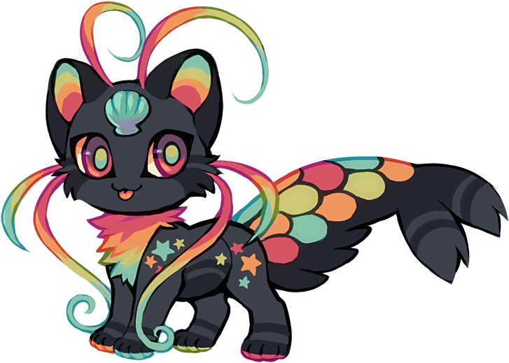 My Catfish Oc By Kawiku On Deviantart So Cute D - Cute Mythical Creatures To Draw (750x547)