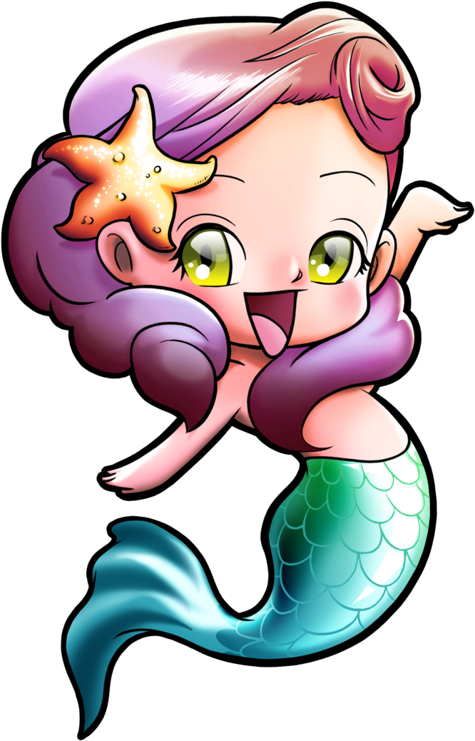 Cute - Cute Mermaid (900x1273)