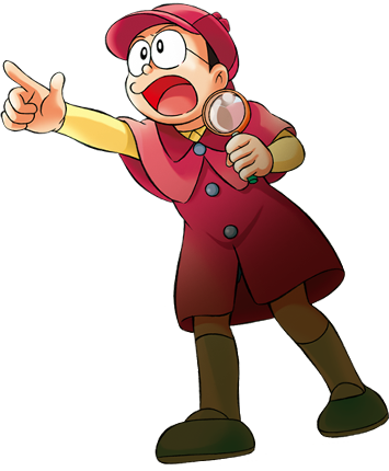 Nobita As A Detective - Download Picture Nobita (355x430)