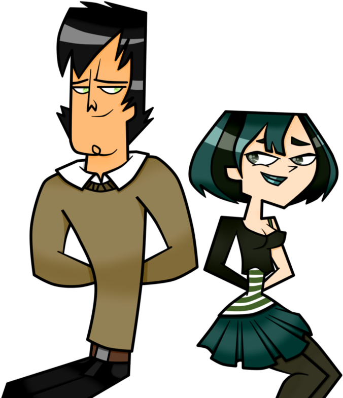 Total Drama Gwent/ Trent X Gwen By Alter-gioia01 - Trent X Gwen Total Drama (932x857)
