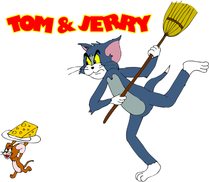 Running Image Of Jerry And Tom - Tom And Jerry Chase (800x719)