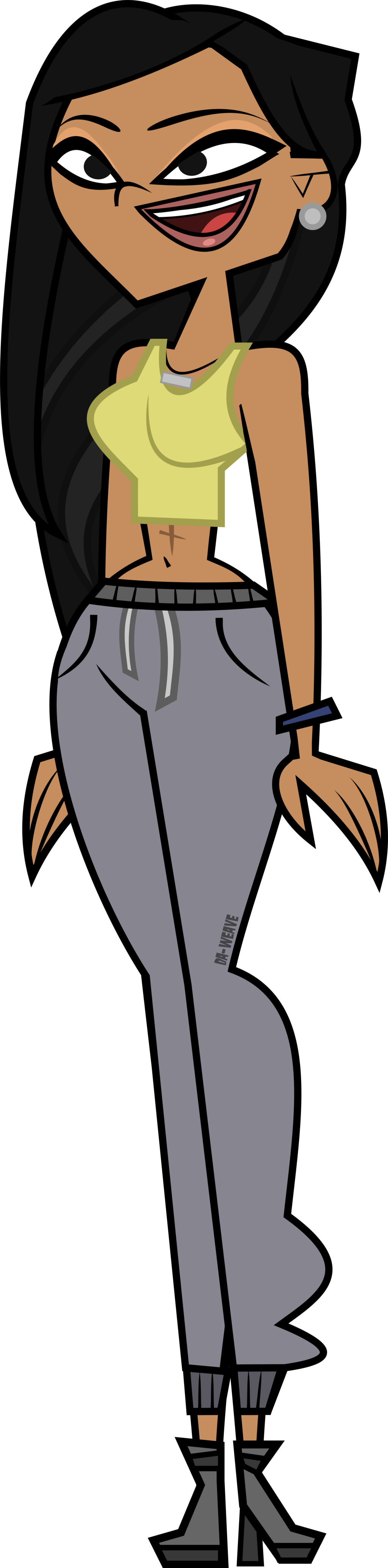Total Drama So Kim By Da-weave - Total Drama Scream Queens (1024x4134)