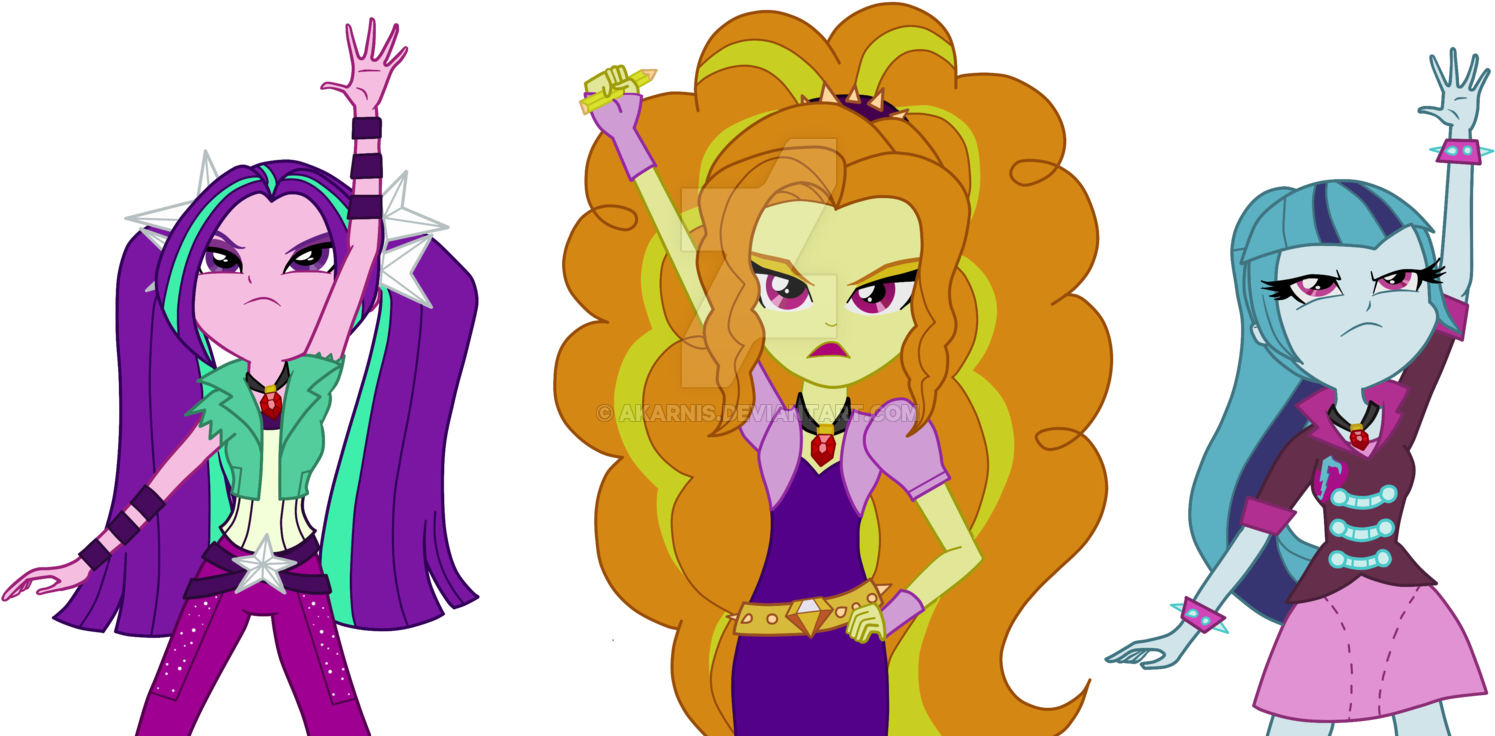 My Little Pony Equestria Girls Rainbow Rocks The Dazzlings - Aria And Sonata Base (1600x946)