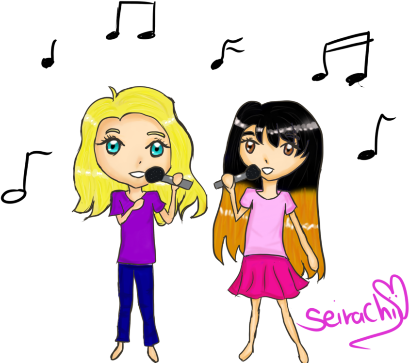 Singing Friends By Seira-love - Singing With Friends Cartoons (965x827)